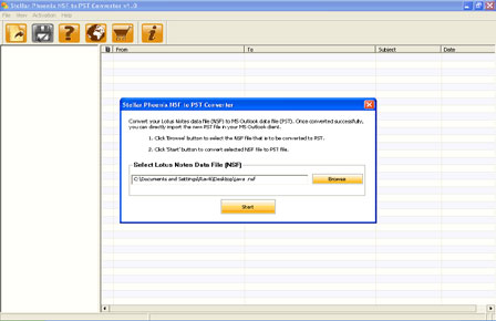 NSF to PST Converter