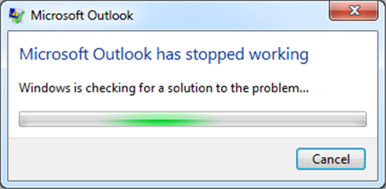 outlook crashes when opening pictures