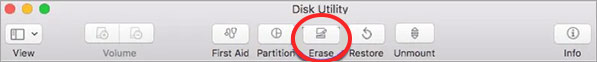 erase hdd on mac via disk utility