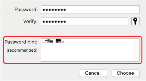 add password to mac hdd