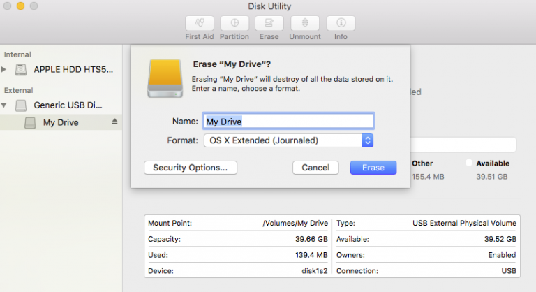 how to enable secure empty trash mac