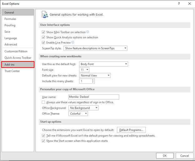 Excel in Safe Mode