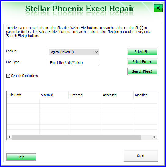 stellar phoenix excel repair full
