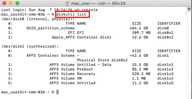 run the diskutil command in mac terminal to fix the external hard drive that is not mounting on mac