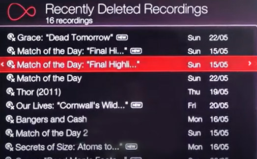 recover deleted tivo tv recording 3