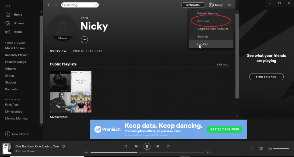 login to spotify for artists