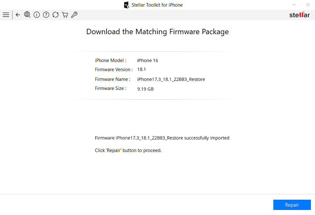 remove apple id firmware download complete