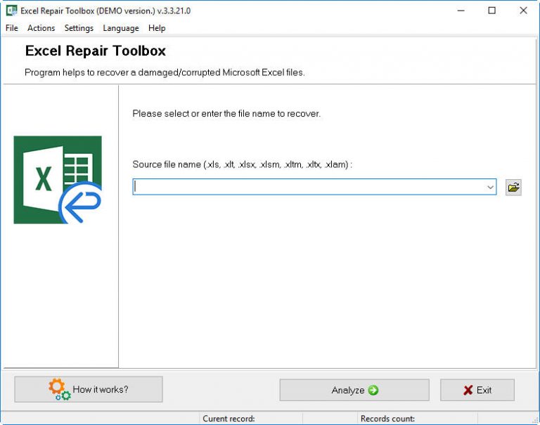 instal the new version for ios Starus Excel Recovery 4.6