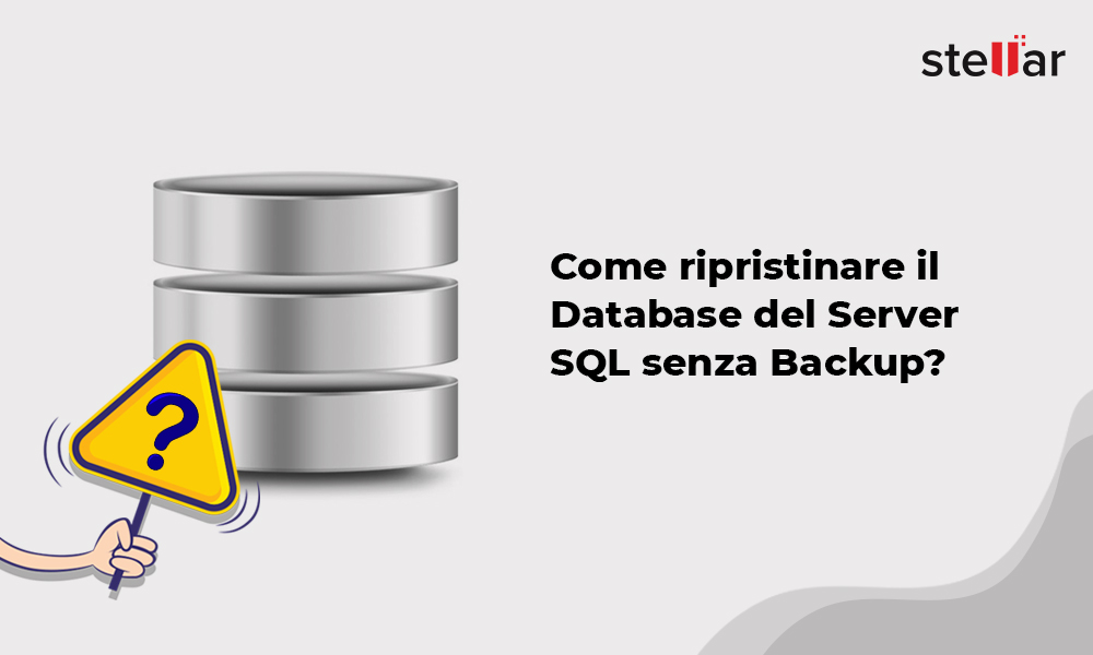Come Ripristinare Il Database Del Server Sql Senza Backup 8984
