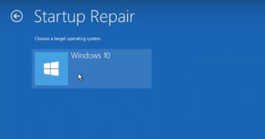 Startup Repair Window