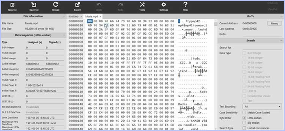 Hex Editor Tool