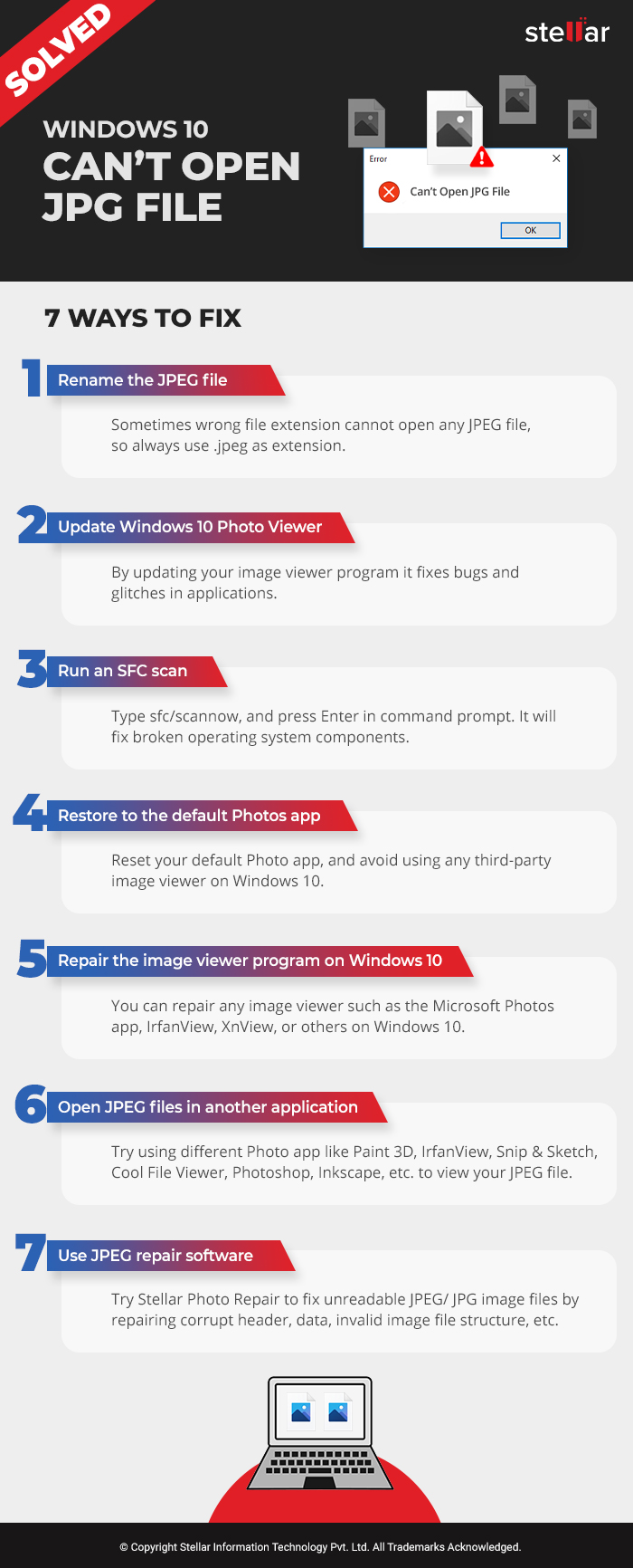 7 Ways To Fix Windows 10 Can't Open JPG File - Free Solution