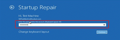 Startup repair