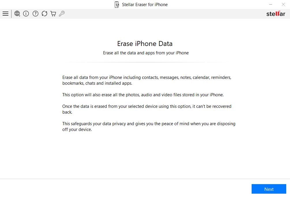 erase iphone data