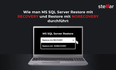 Wie man MS SQL Server Restore mit RECOVERY und Restore mit NORECOVERY durchführt
