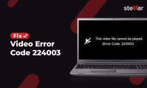 [Solved] This Video File Cannot Be Played Error Code 224003