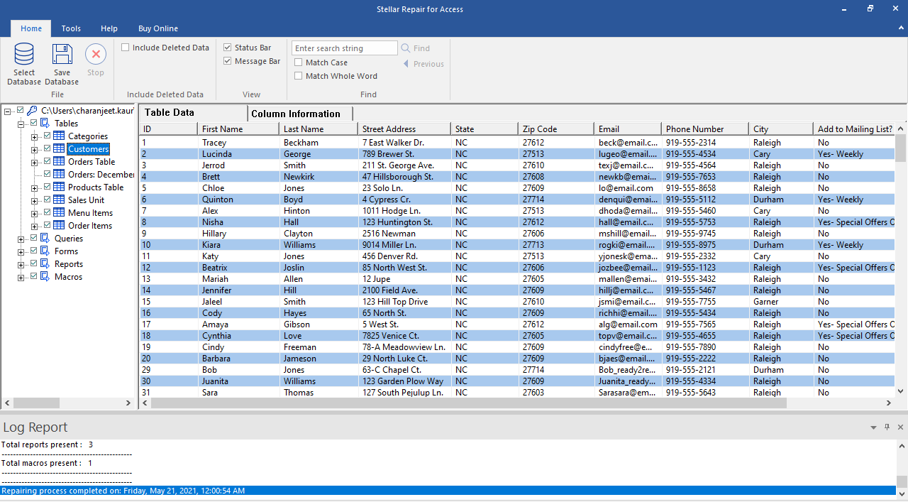 How to Compact and Repair Access Database Without Opening