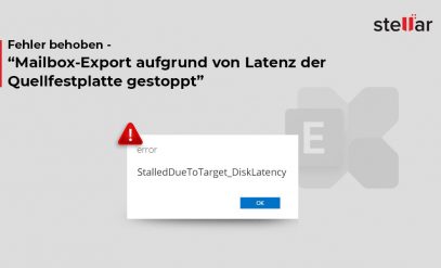 Fehler behoben – “Mailbox-Export aufgrund von Latenz der Quellfestplatte gestoppt”