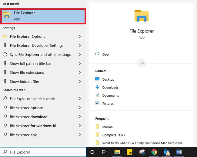 6 open file explorer