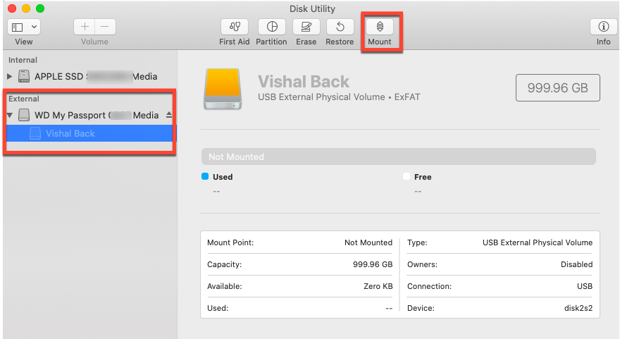 How to fix Macintosh HD greyed out in Disk Utility?