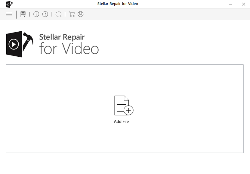 Click the add button to add video files to be repaired