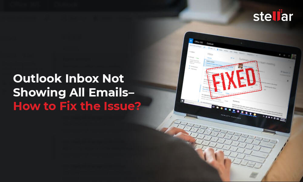 outlook 2016 inbox not showing emails