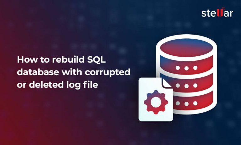 How to Repair SQL Server Database with a Corrupt Log File?