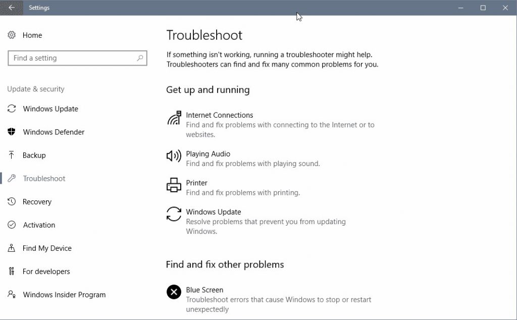 Troubleshoot the problem on Windows 10 and Windows 11