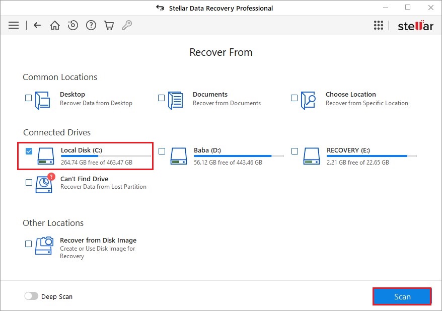 select-drive-location-to-scan