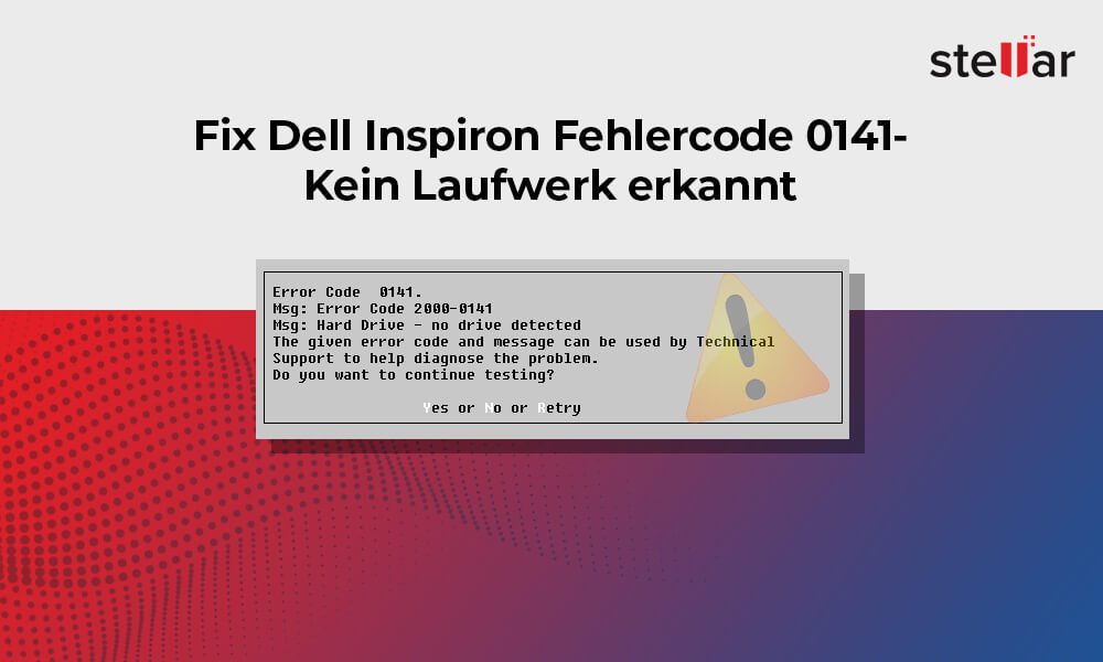 Error code 0141 dell что за ошибка