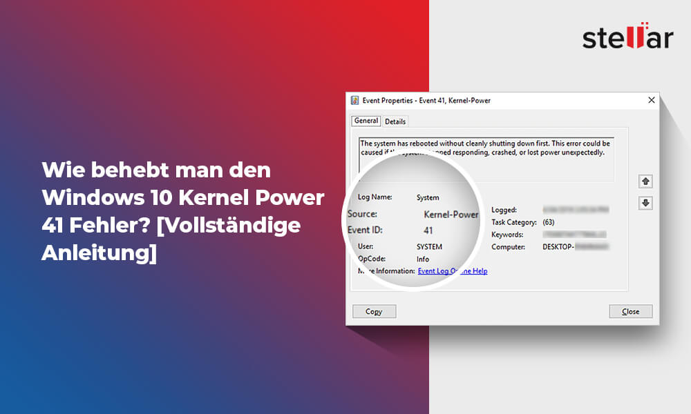 Wie behebt man den Windows 10 Kernel Power 41 Fehler? [Vollständige Anleitung]