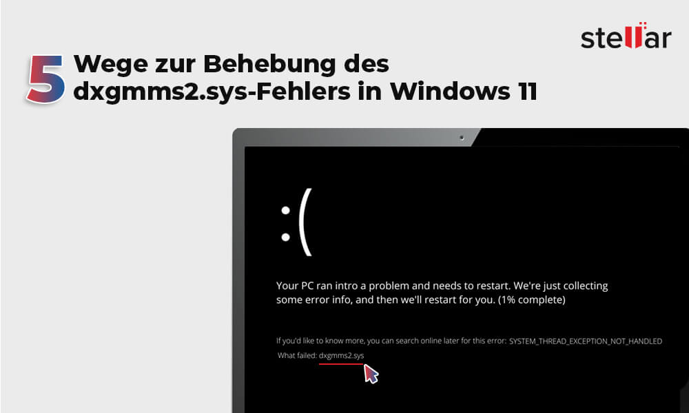 5 Wege zur Behebung des dxgmms2.sys-Fehlers in Windows 11