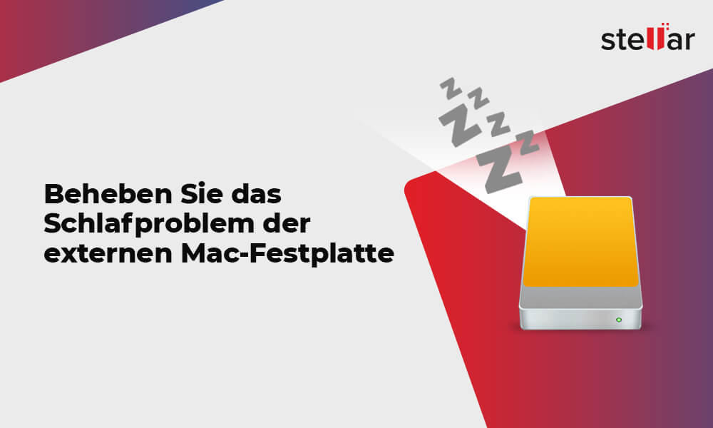 Beheben Sie das Schlafproblem der externen Mac-Festplatte