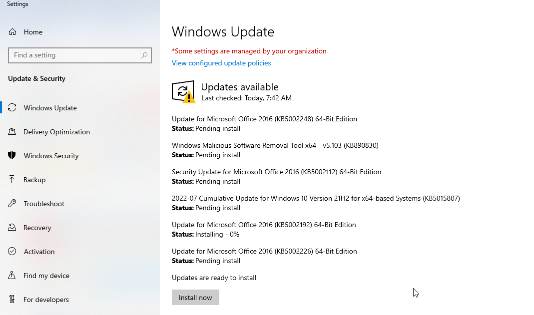 How To Disable Work Offline In Outlook   Check Windows Update To Update Microsoft Outlook 