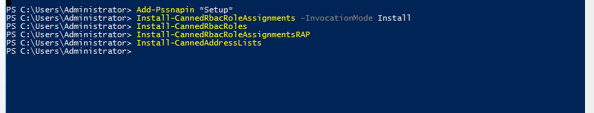 PowerShell window to tweak your Exchange Server