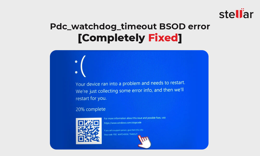 Pdc_watchdog_timeout BSOD error [Vollständig behoben]