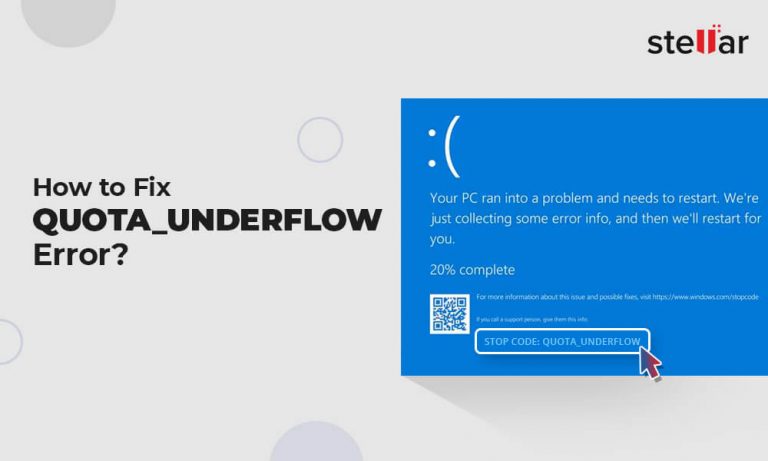 Quota underflow windows 10 что это