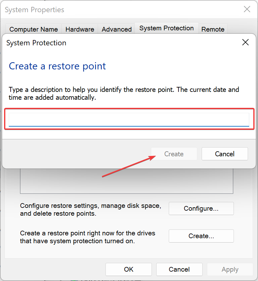  Create a Restore Point 2