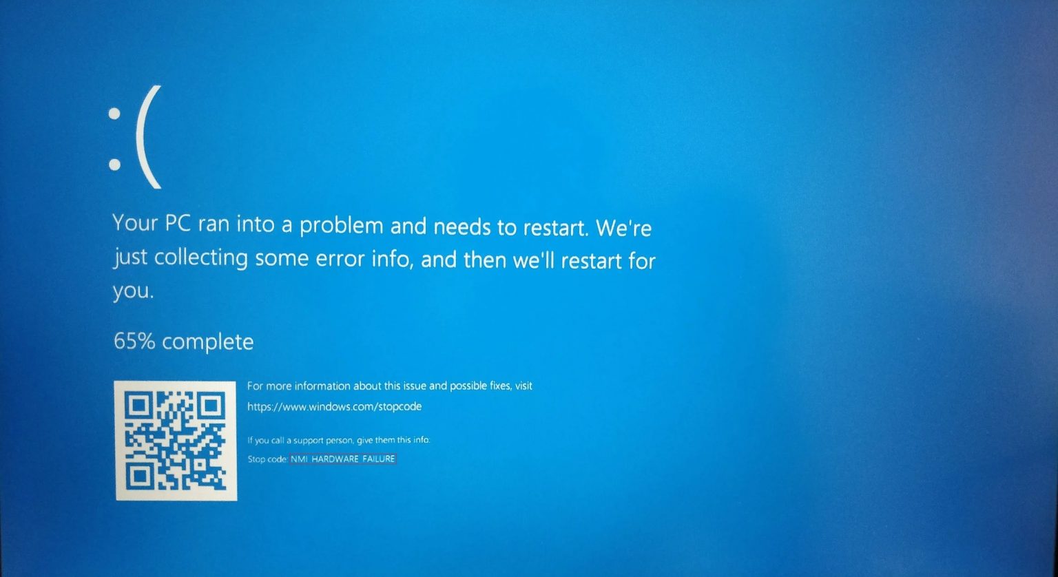 What If NMI Hardware Failure Blue Screen Error Occurs?