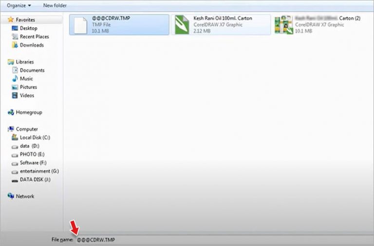 Recover Corrupt, Unsaved CorelDRAW File