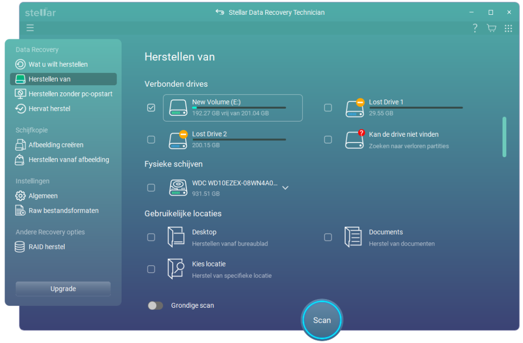 RAID Reconstructie verschijnt