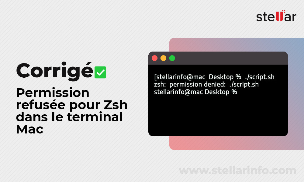 [Corrigé] Permission refusée pour Zsh dans le terminal Mac