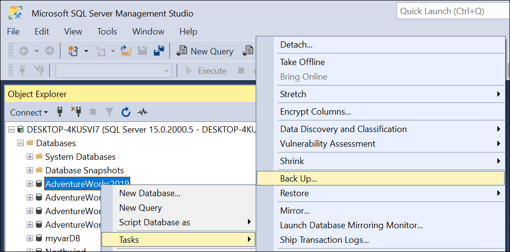 How To Backup And Restore Database In SQL Server? | Stellar