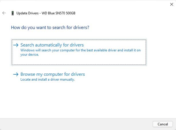 ricerca automatica dei conducenti
