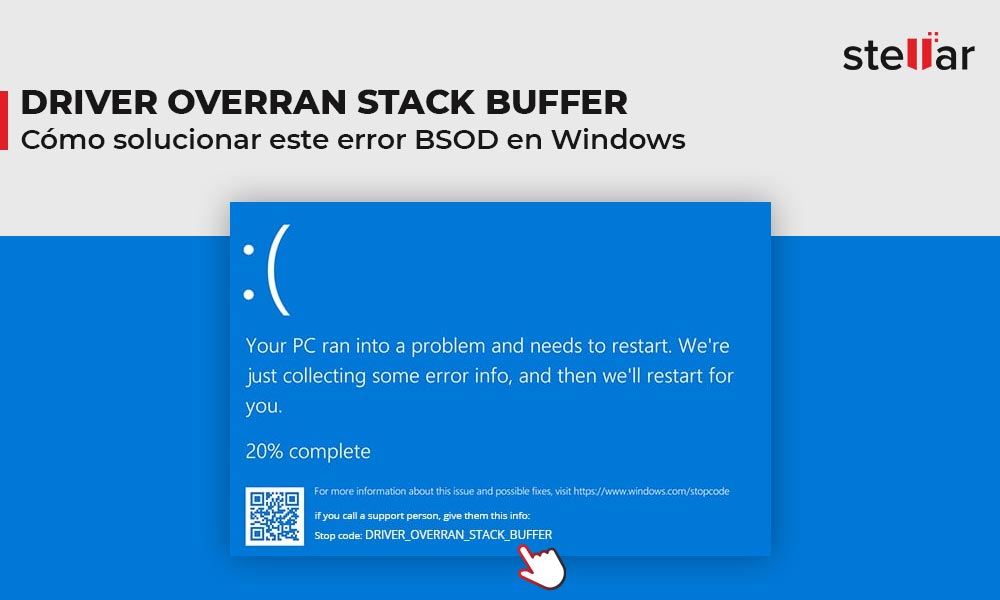 <strong>Driver Overran Stack Buffer – Cómo solucionar este error BSOD en Windows</strong>