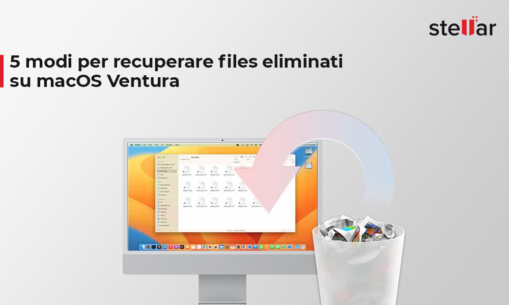 5 modi per recuperare files eliminati su macOS Ventura