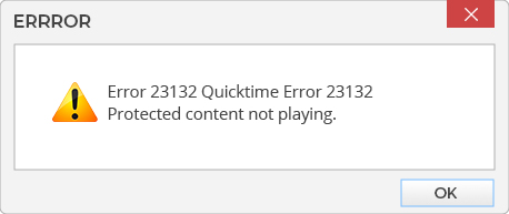 QuickTime Error 23132 with M4V Files