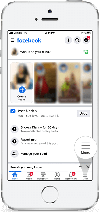 arreglar fotos borrosas en Facebook - Ajustes de Fotos iOS
