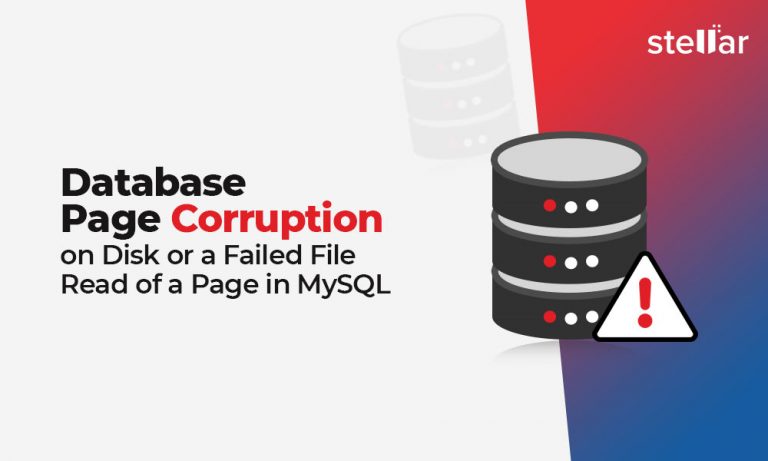 How To Check Database Corruption In MySQL? | Stellar