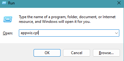 open run dialog box